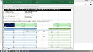 Excel Magic Trick 1333: Power Query (Get & Transform) Rounding: Banker's or Gaussian Rounding