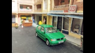 VW Polo 1994 escala 1/43 #ixo #hachette #miniatura #maqueta #diorama #diecast #polo #vwpolo #1994