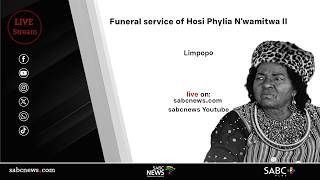 Funeral service of Hosi Phylia N'wamitwa II