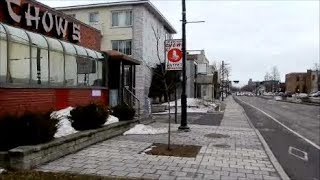 WALKING DORVAL AVENUE IN MONTREAL QC / 03-03-18