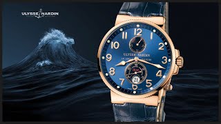 Золотые часы Ulysse Nardin Maxi Marine в часовом ломбарде Киева!