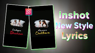 New Inshot Lyrics video Editing Tutorial in Telugu | Instagram Reels Lyrics Video Editing in Inshot