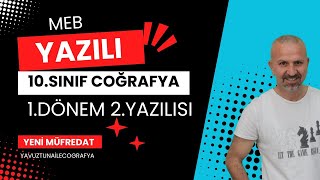 10 SINIF COĞRAFYA DERSİ 1 DÖNEM 2 YAZILISI #yazılıvideolar #yazılısoruları #yazılıhazırlık #yazılı