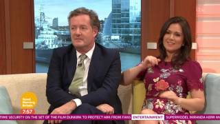 Susanna And Richard Try To Cheer Up A Sick Piers | Good Morning Britain