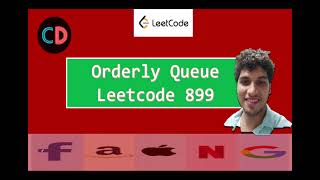 Orderly Queue | Leetcode 899 | Live coding session ❤️❤️❤️