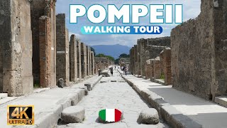 A City Frozen in Time 🏛️ [4K] Guided Walking Tour Through the Ancient Streets of Pompeii