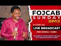 FOJCAB SUNDAY SERVICE BROADCAST  (29.10.2023)
