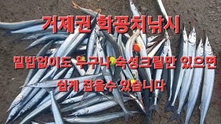 학꽁치낚시 숙성크릴은 마법미끼 입니다|거제권은 밑밥없이 숙성크릴만 있으면 얼마든지 잡아냅니다