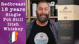 Redbreast aged 18 years Single Pot Still Irish Whiskey Review by WhiskyJason