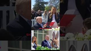 “Who’s that?” kids at Easter Egg Roll asked, pointing at Melania. Trump: “She’s a MOVIE STAR!” #fun