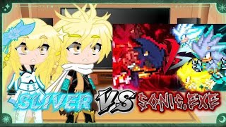 Genshin Impact React To | Silver The hedgehog vs sonic.exe|