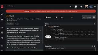 Codewars | Rot13 | Python 5 kyu