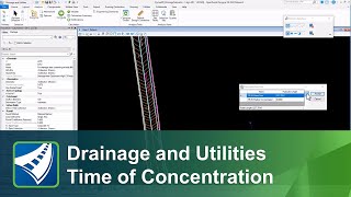 OpenRoads Designer 2022 Release 2 - Drainage and Utilities Time of Concentration