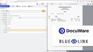 DocuWare & Blue Link ERP - Document Management and Indexing