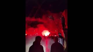 25.11.2021 Europa League. PSV Eindhoven🇳🇱 pyro tonight vs Sturm Graz🇦🇹 Ultras Hooligans 🧨👑