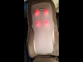 Homedics quad shiatsu massage heated seat cushion