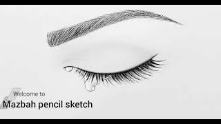 Eye drawing with pencil.                     #eye drawing pencil.