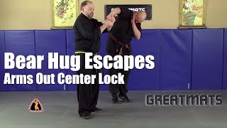 Arms Out Bear Hug  Escape with Center Lock - Tactical Hapkido Self Defense Training Series #12