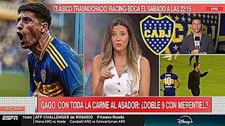 ¡BOCA CON TODO PARA ENFRENTAR A RACING! ¿DOBLE 9 CON MERENTIEL? + LA SEGUIDILLA Y EL ASADO DE GAGO