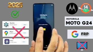 👉 Motorola Moto G24 Ftp Bypass 🔥Android 14🔥All Motorola Frp unlock Solution-2025 / Shere Not Work ✅