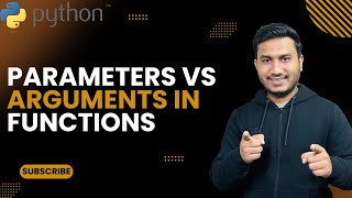 Parameters Vs Arguments in Functions |The Complete Python Course| Basic to Advance | Python Tutorial