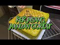 KEK PISANG PANDAN COKLAT untuk BD my hubby!#kek #kekmarble #kekcoklat #kekpisang #pandan #kuih #