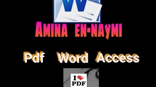 كيفاش نحولو من pdf ل word. طريقة سهلة comment convertir un fichier pdf vers un fichier word excel