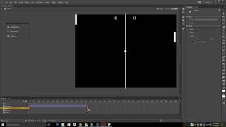 Pong Game Action script 3 Adobe Animate