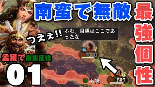 【注目】朶思大王が南蛮だと最強な件ww「孟獲編01：南蛮征伐」▶︎三國志14PK・攻略・実況◀︎