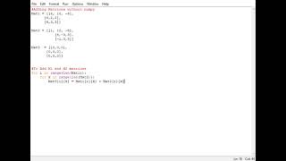 Adding Matrices without Numpy