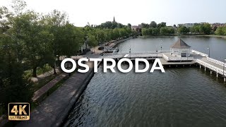 Ostróda - Perła Warmii i Mazur nad Jeziorem Drwęckim | Dji Avata | Lece w miasto [4k]