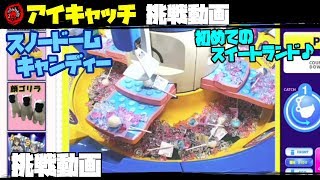 《クレーンゲーム？》【アイキャッチ】 スノードームキャンディー 挑戦動画～初めてのスイートランド～