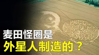 麦田圈旁发现神秘飞行物，难道怪圈的形成，与外星文明有关？