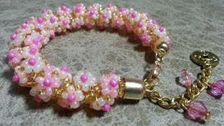 Beaded bracelet/Daisy bracelet/Браслет из бисера/Браслет своими руками