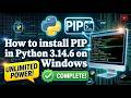 How to install PIP in python 3.14.6