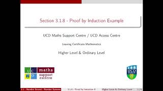 3.1.8 Proof by Induction II