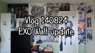 Jessie's K-Pop Corner - Vlog 140824 EXO Wall update