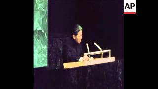 SYND 16/11/1971 CHINA MAKES A SPEECH IN THE UN