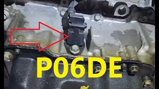 Causes and Fixes P06DE Code: Engine Oil Pressure Control Circuit Stuck On