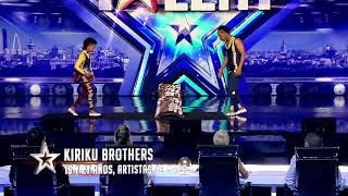 SENSATIONAL ACROBATS GET. GOLDEN BUZZER ON SPAIN