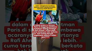 Viral‼️Harta kekayaan Raffi Ahmad di  tertawakan Hotman Paris #shortvideo