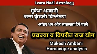 Mukesh Ambani Horoscope | Pravajya yog | Viprit Raj Yog | प्रवज्या योग फल | विपरीत राज योग