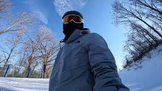 Snowboarding Liberty Mountain 1/22/22