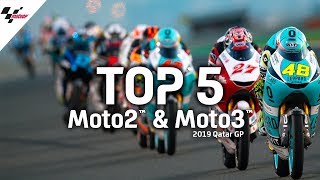 Top 5 Moto2™ & Moto3™ moments | 2019 Qatar GP
