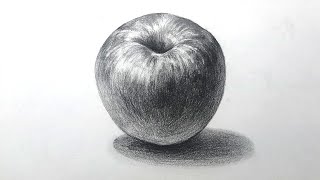 사과 그리기, 기초 소묘 |  How to Draw an Apple for Beginners