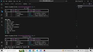 Interactive Python Todo CLI App