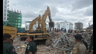 75% of collapsed building debris removed