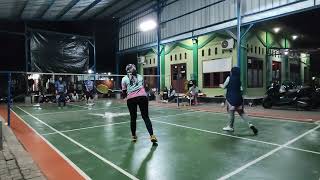 Badminton Srikandi_ Yumna/Ayu (Chryso) vs Sintia/Lina (Amarilis)