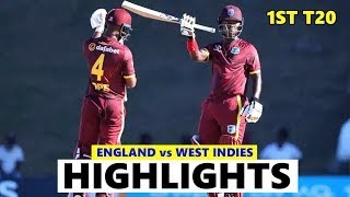 2nd Innings Highlights | England vs West Indies | 1st T20 2023 | #engvswi #1stT20 #Highlights