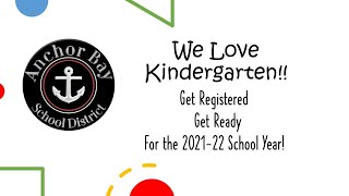 Kindergarten Readiness Night Presentations 2021